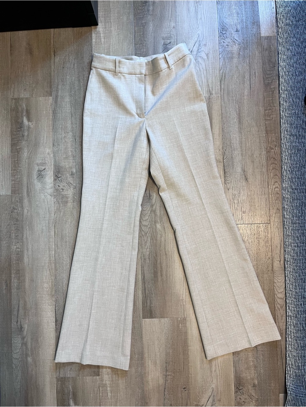 Wilfred Light Beige Wide-Leg Trousers